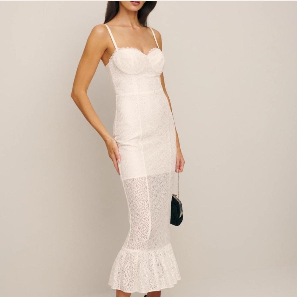 Reformation white dress